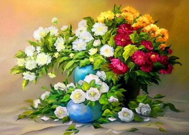 

Colourful Tulips Flowers – Paint By Numbers - 40*50CM, 501 Original