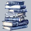 Blue Porcelain Books - 11CT Stamped Cross Stitch 40*40cm tapestrymarket