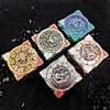 Dragon Cthulhu Skull 7 in 1 Cube 6 Sides Rotating DND Metal Dice
