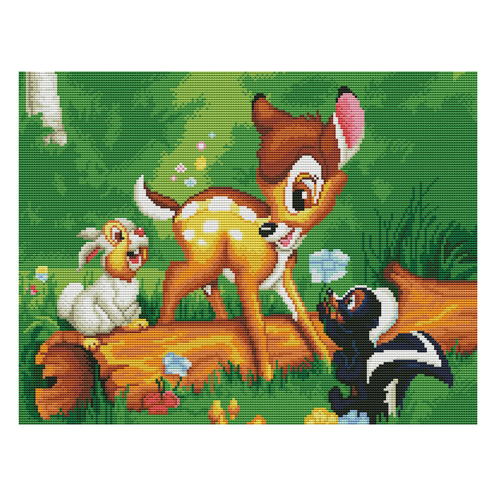 

Small Deer - 11CT Stamped Cross Stitch - 50*40CM, 501 Original