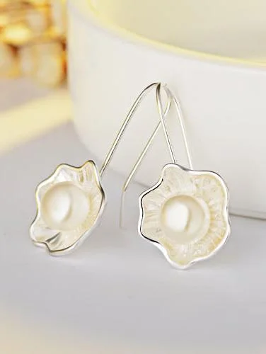 Lotus Pearl Fresh Earrings