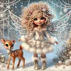 Winter Elf - Crystal Rhinestone Diamond Painting