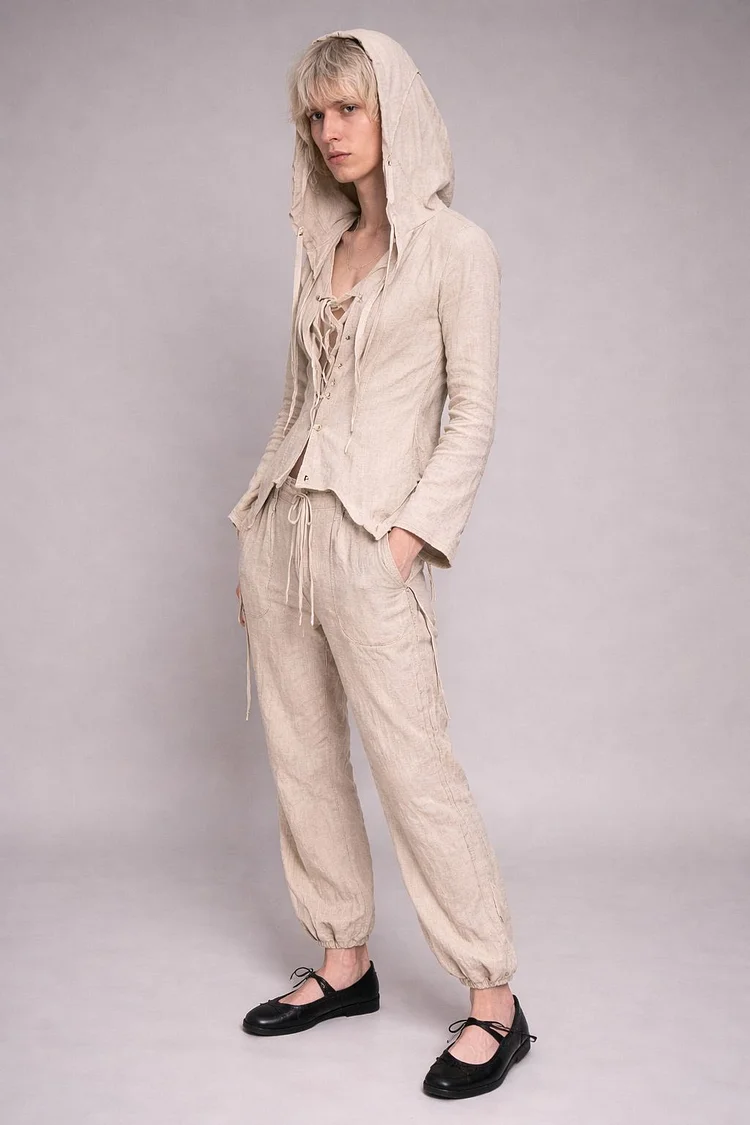 PARTICLE Upcycled Pant - Cream