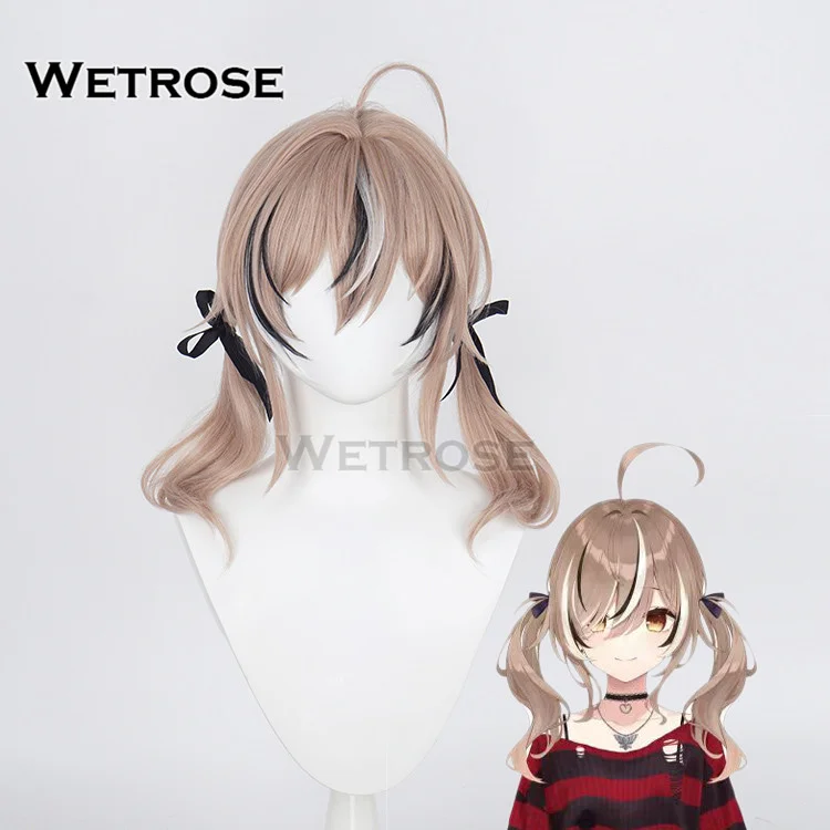 【Wetrose】In Stock Emo-MEI Nanashi Mumei Hololive Vtuber 七詩ムメイNew Outfit Cosplay Costume Wig Set