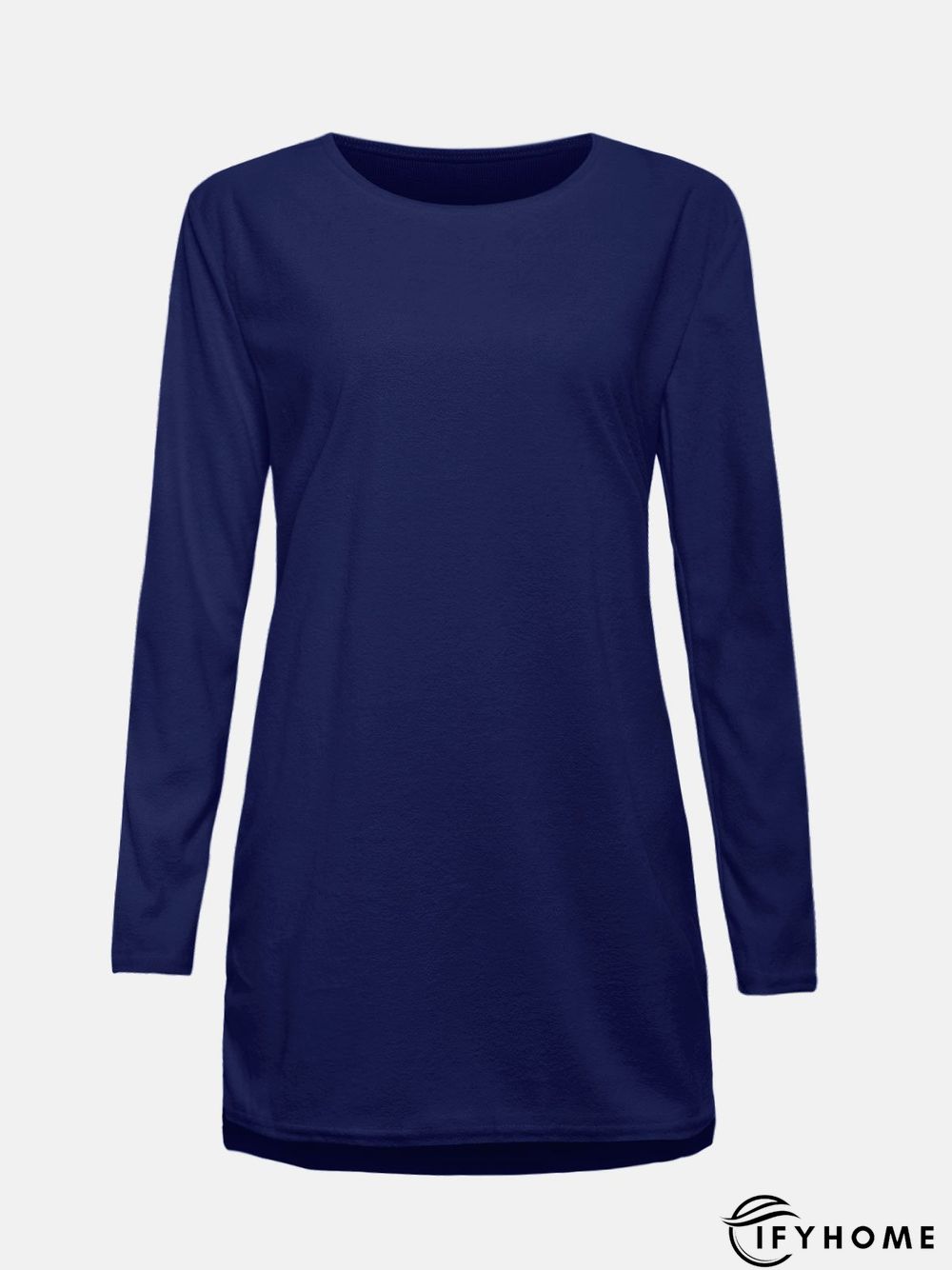 Fluffy Zipper Long Sleeve Casual H-line Sweater | IFYHOME