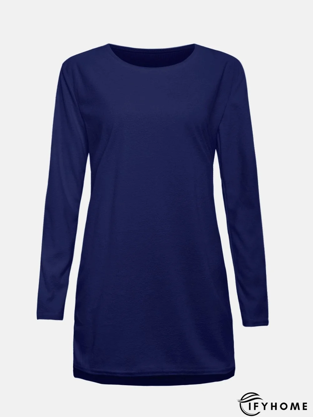 Fluffy Zipper Long Sleeve Casual H-line Sweater | IFYHOME