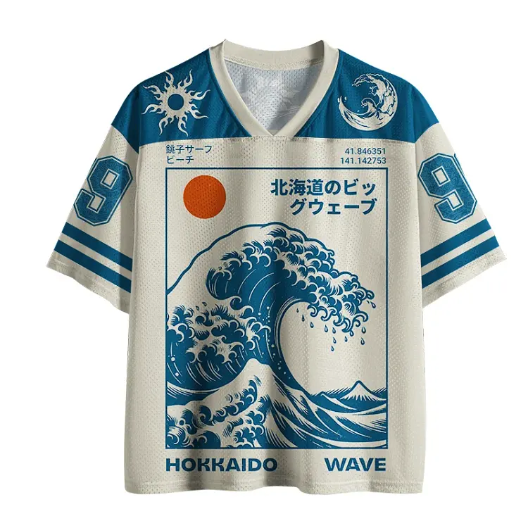 水色 Tシャツ SHUGAKUSHA HAMAMATSU susty-shark