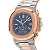 Patek Philippe Nautilus Chronograph Steel & Rose Gold Blue Dial 5980/1AR