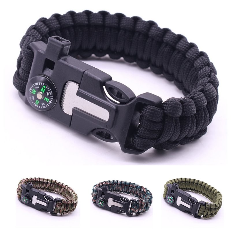 Multifunctional Outdoor  Survival  Bracelet for Men