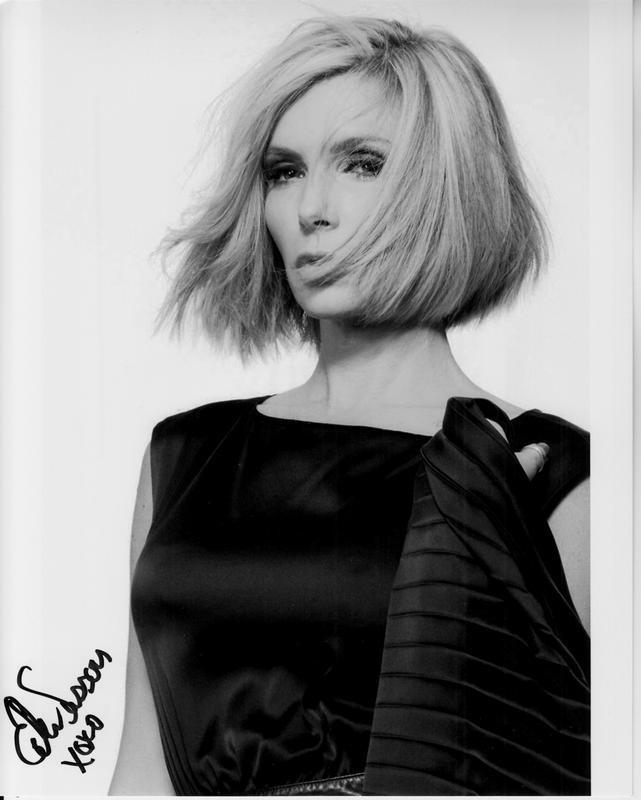 EDEN SASSOON hand-signed GORGEOUS 8x10 CLOSEUP PORTRAIT authentic w/ UACC RD COA