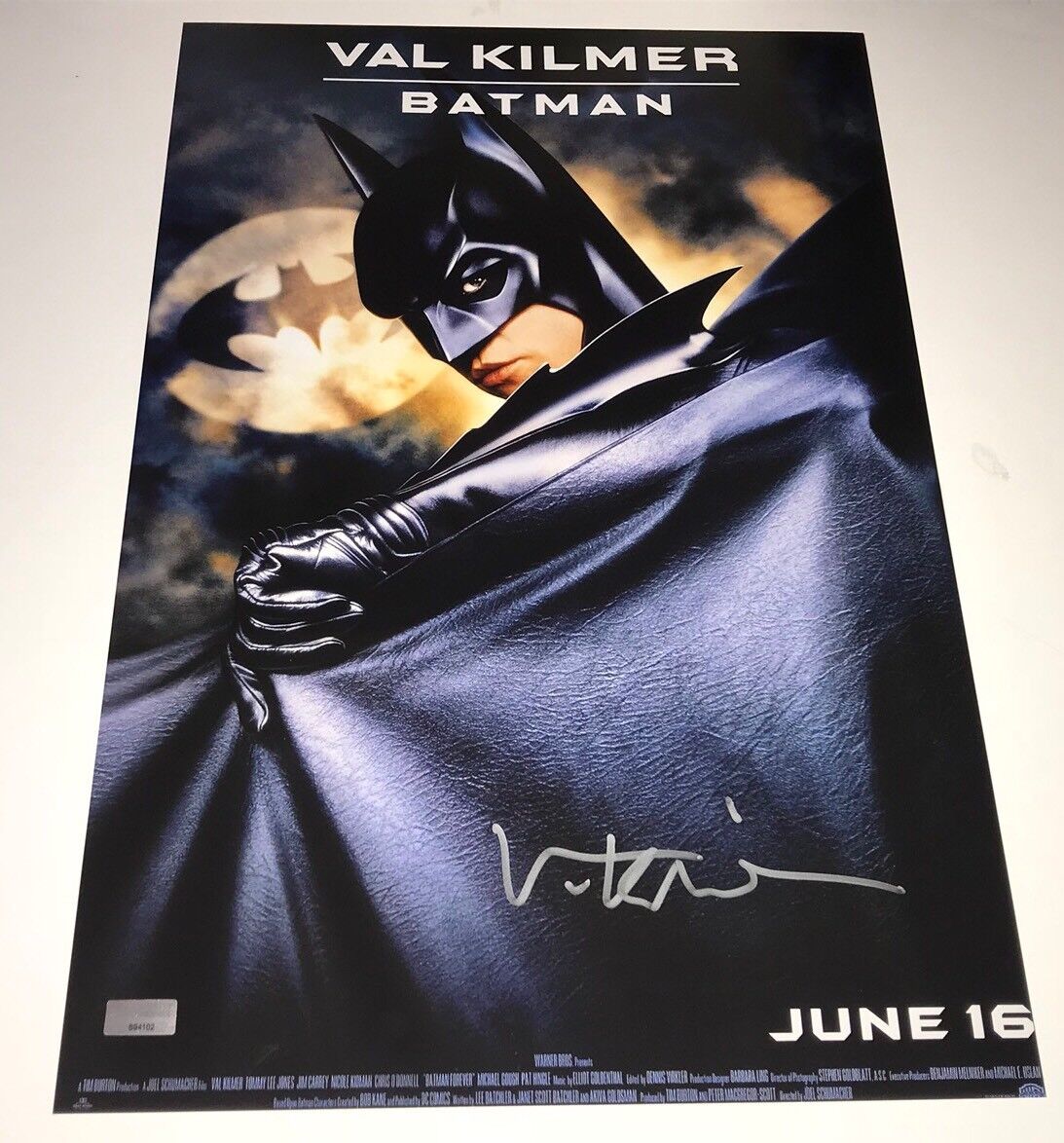 VAL KILMER Signed BATMAN 11x17 Photo Poster painting IN PERSON Autograph CA CERT