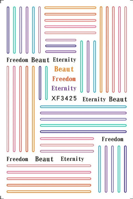 3D Nail Sticker Flowers Leaves Abstract Floral Decals And Sticker Nail Foils Slider Nail Art Decals Manicure Nails Accesories-Nail Inspo