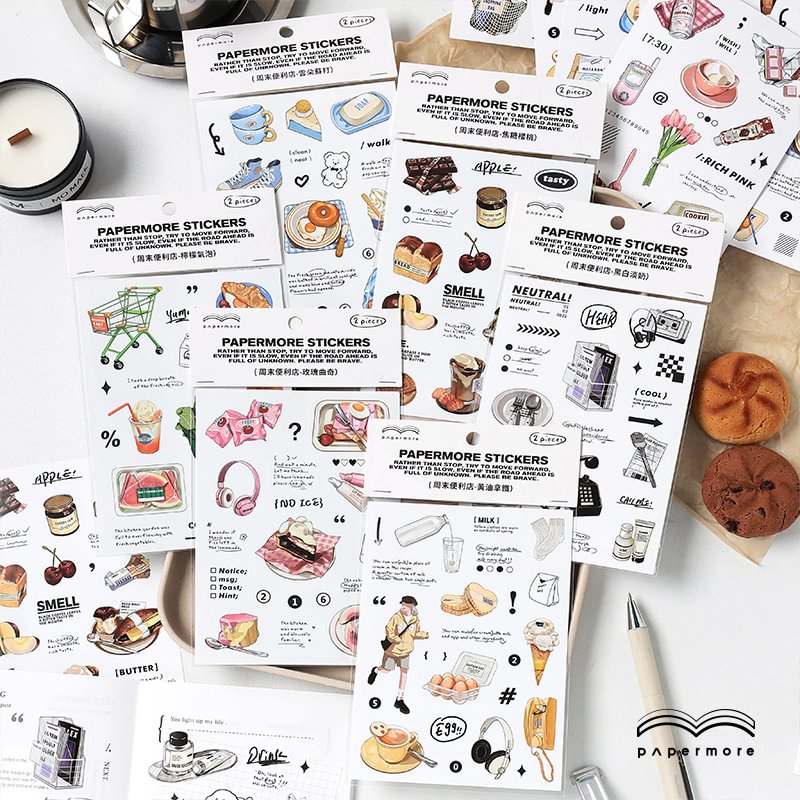 Weekend Convenience Store Series Stickers 2 In-Himinee.com