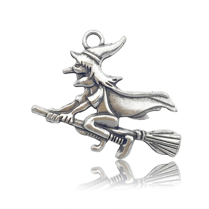 1 Piece Alloy Spider Spider Web Skull Pendant Jewelry Accessories