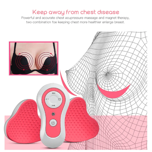 pornhint Pornhint Magnet Breast Enhancer Electric Chest Enlargement Massager Anti-Chest Sagging