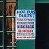 Hot Tub Rules - Vintage Metal Signs - 20*30cm - Warning