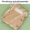 30 Pack Kraft Bakery Box with Clear Window Cookie Box Pastry Box for Gift Giving