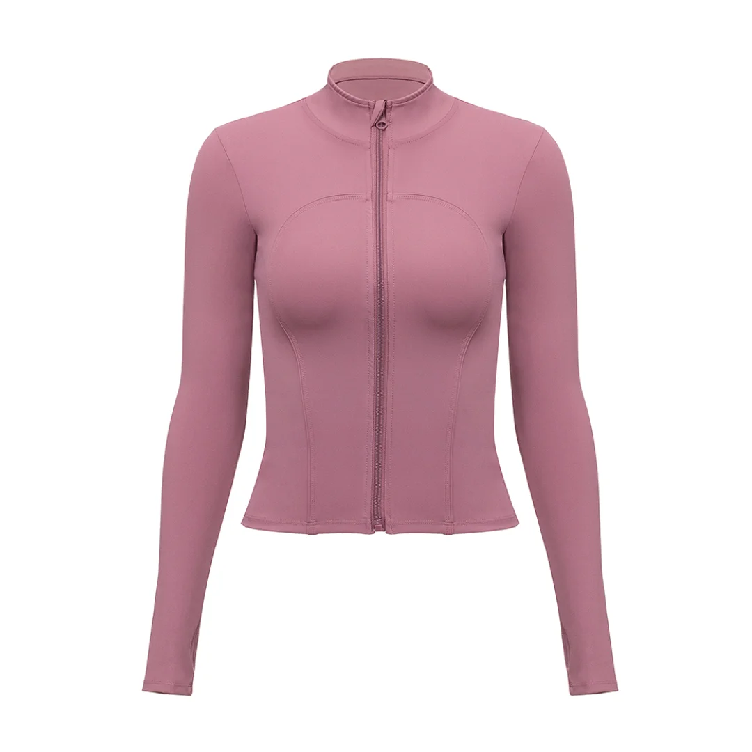 Zip long-sleeve track jacket