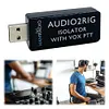 AUDIO2RIG Amateur Radio USB Sound Card Connector for KENWOOD YAESU ICOM Radio