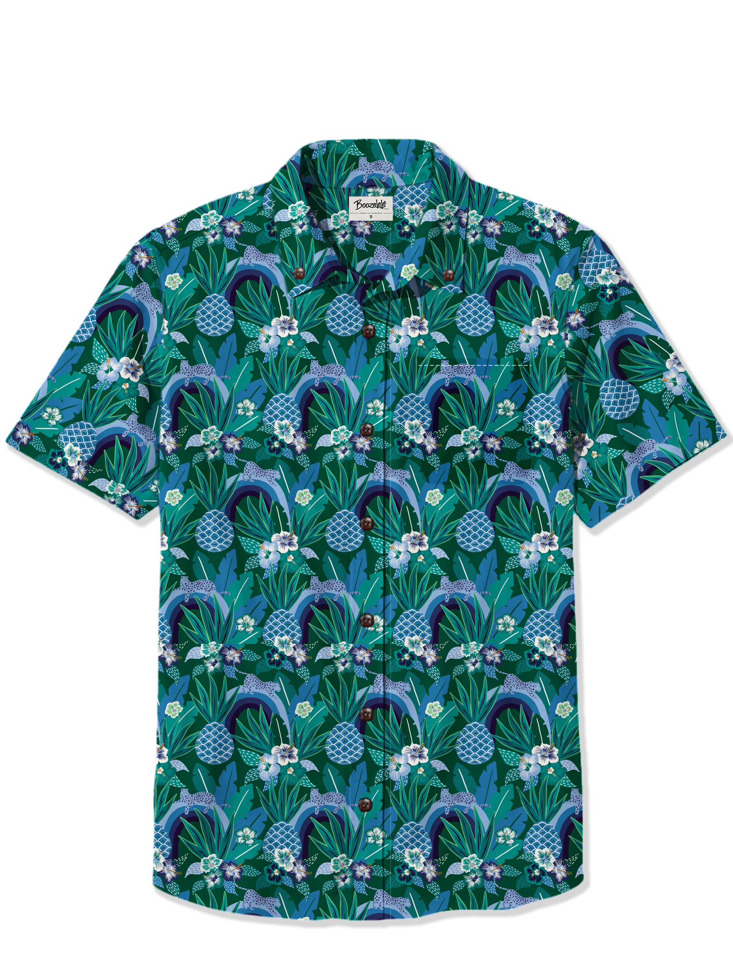 【Vivian Hasenclever X Boozelele】Pineapple Jungle- 100% Cotton Shirt