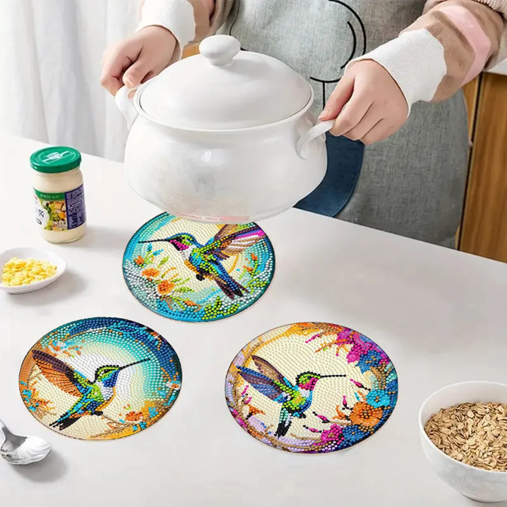 DIY Diamond Dot Kits Hummingbirds Diamond Crafts Projects for Beginners