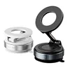 Magnetic Vacuum Car Mount Phone Holder 360 Rotatable Folding Navigation Holder