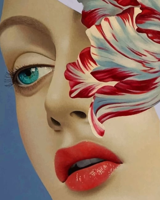 

Flower Lady – Paint By Numbers - 40*50CM, 501 Original