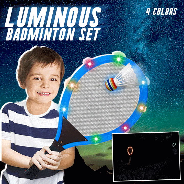 Luminous Badminton Set