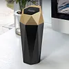 2Pcs Mini Car Trash Can with Lid Leakproof Vehicle Trash Bin Small Car Dustbin