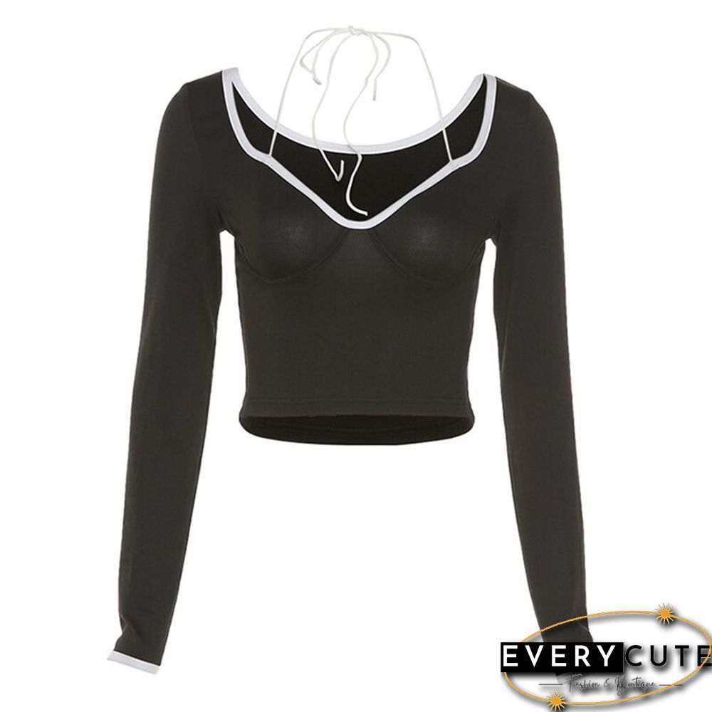 E-girl Harajuku T-shirt 90s Women Vintage Top Y2K Aesthetic Summer Autumn Slim Fit Tees Tops Streetwear Gothic Punk