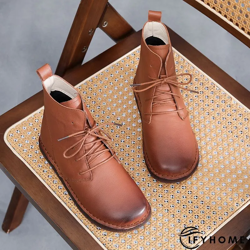 Lace-up Soft Casual Loafers | IFYHOME