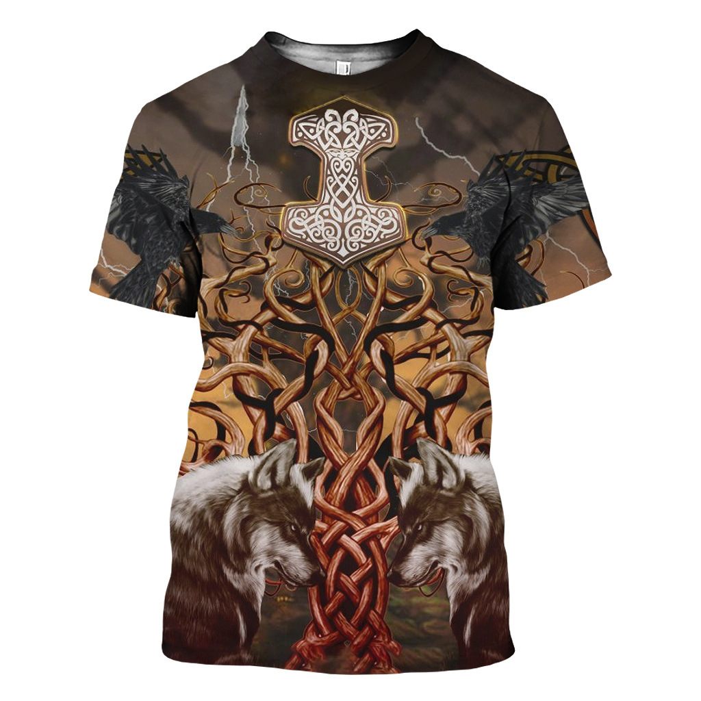 Viking-Inspired T-Shirt: A Fusion of Myth and Art