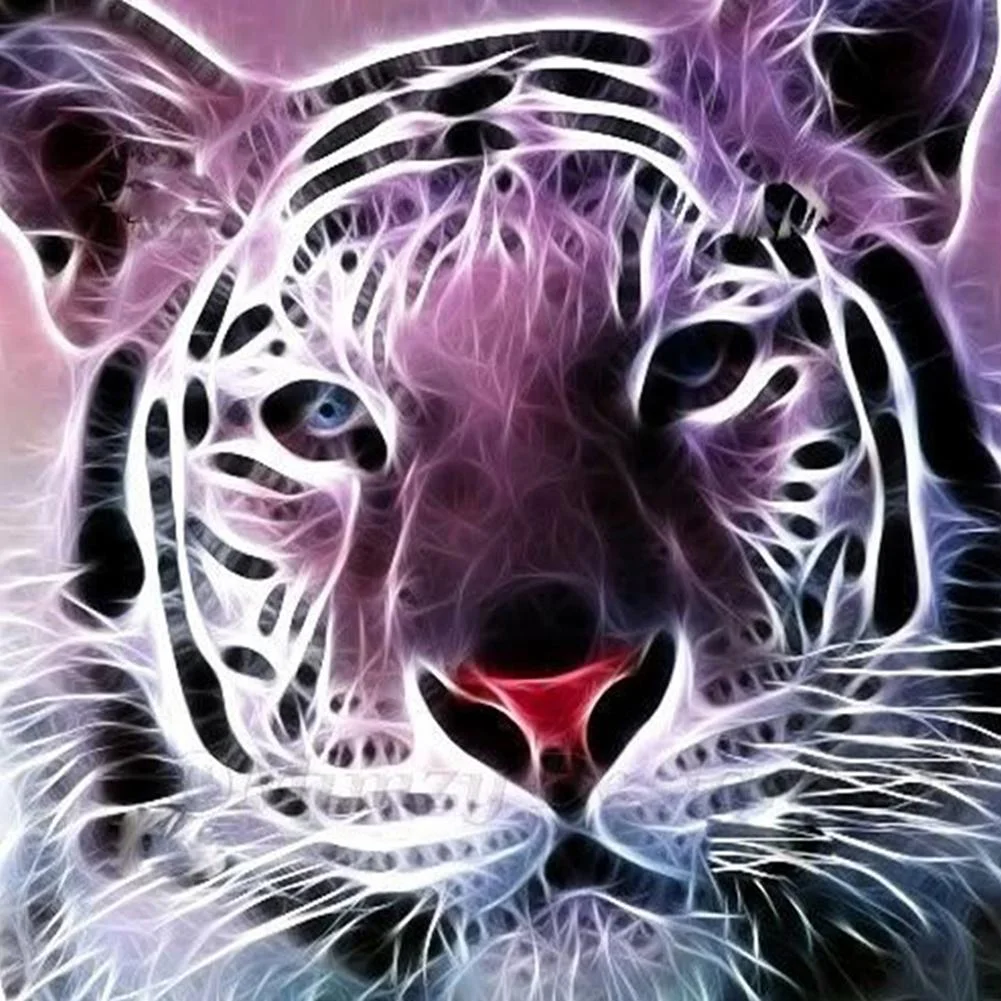 Full Round/Square Diamond Painting -  Tiger