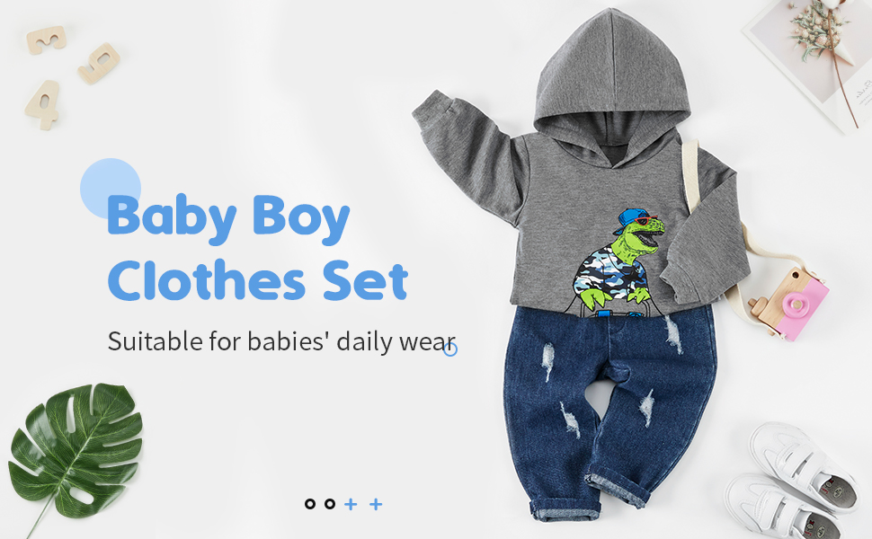  SYNPOS Baby Boy Spring Clothes Sweatshirt Jeans Outfits for 6  12 18 24 Months 2t 3t 4t Toddler Infant Newborn Kids Clothing: Clothing,  Shoes & Jewelry