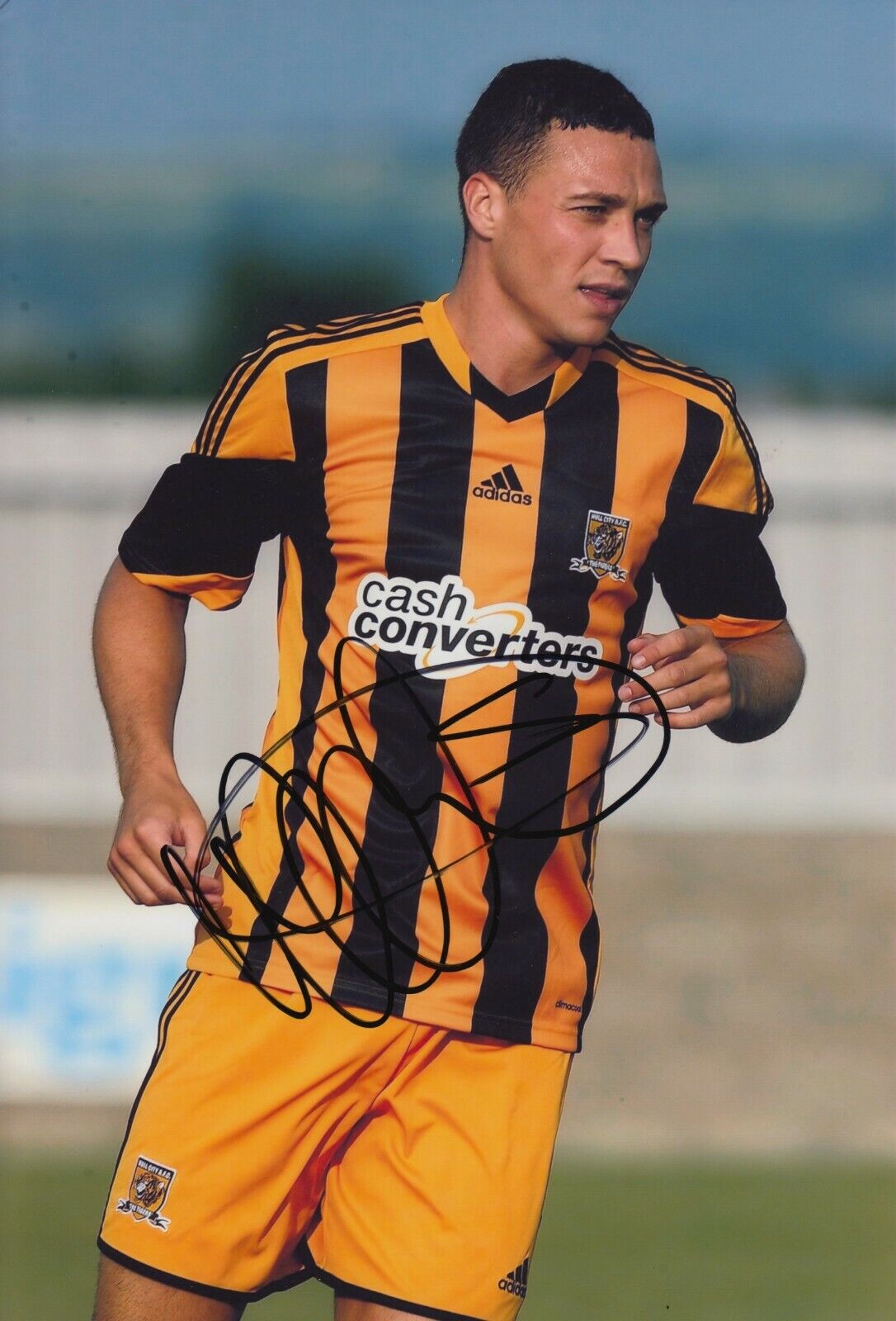 James Chester Hand Signed 12x8 Photo Poster painting - Hull City - Football Autograph.