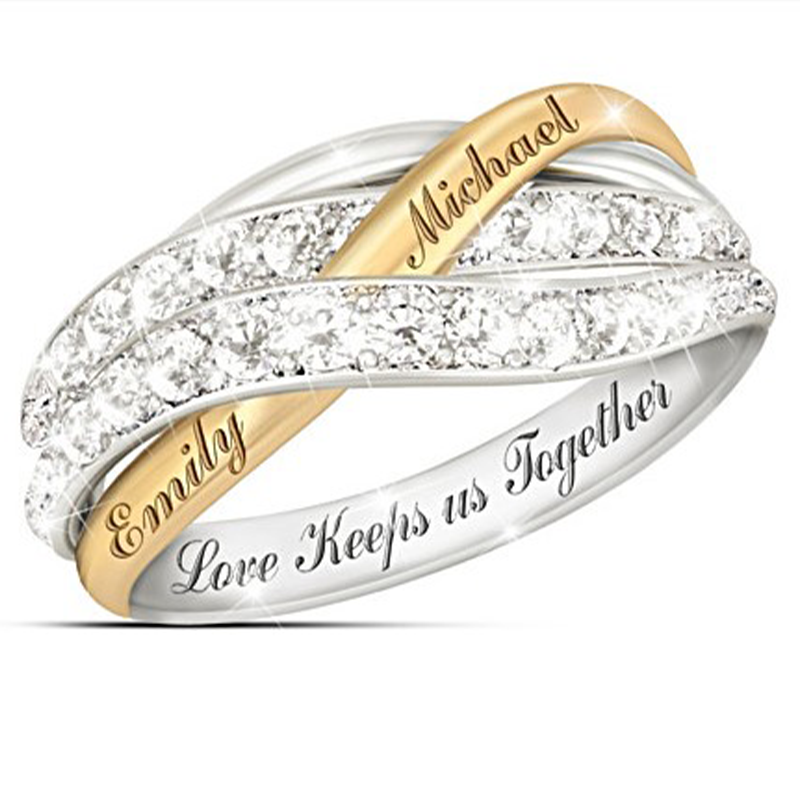 Ring With Your Names Engraved