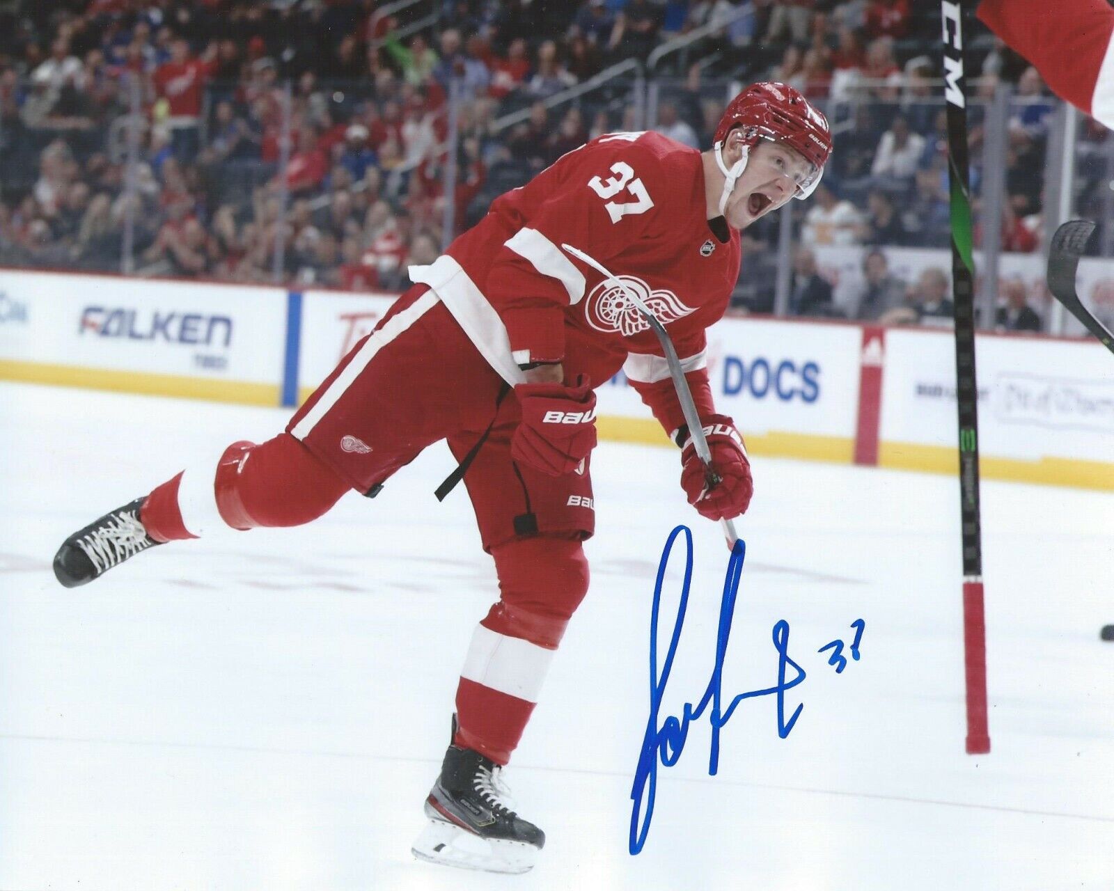 Evgeny Svechnikov Signed 8x10 Photo Poster painting Detroit Red Wings Autographed COA B