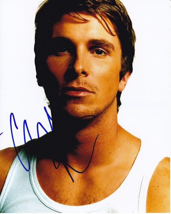 CHRISTIAN BALE Signed Autographed Photo Poster painting