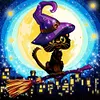 4pcs Diamond Painting -DIY Round Drill Halloween