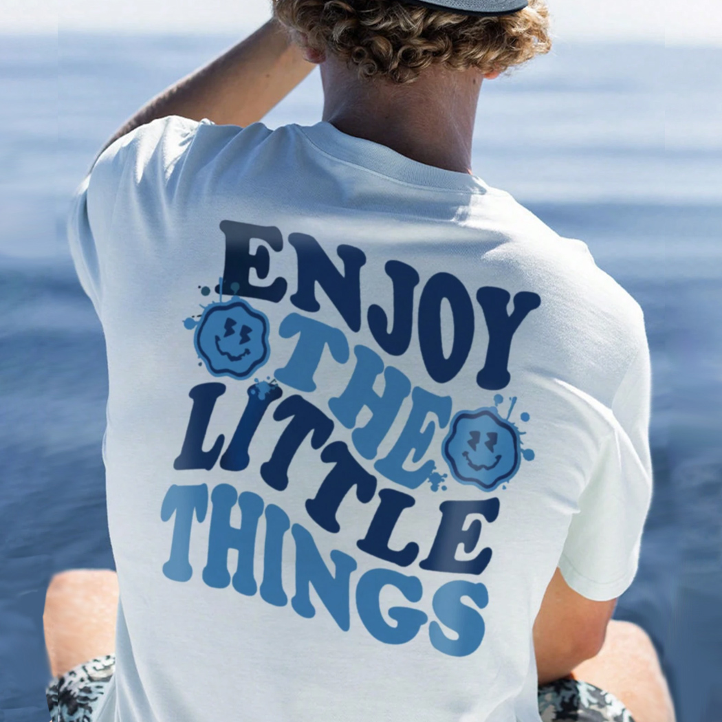  Enjoy the Little Things Graphic T-Shirt for Summer Adventures