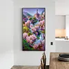 Rose Manor 5D Diamond Painting Rhinestone Full Round Drill for Room Decoration