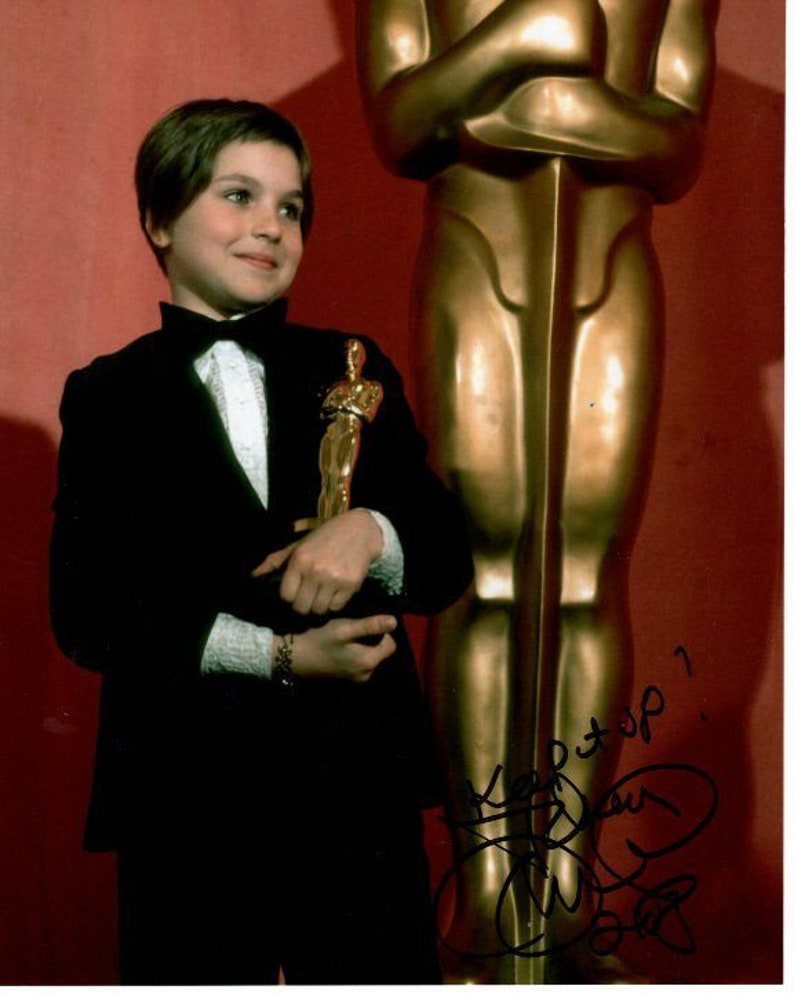 Tatum oneal signed autographed paper moon academy award oscar Photo Poster painting