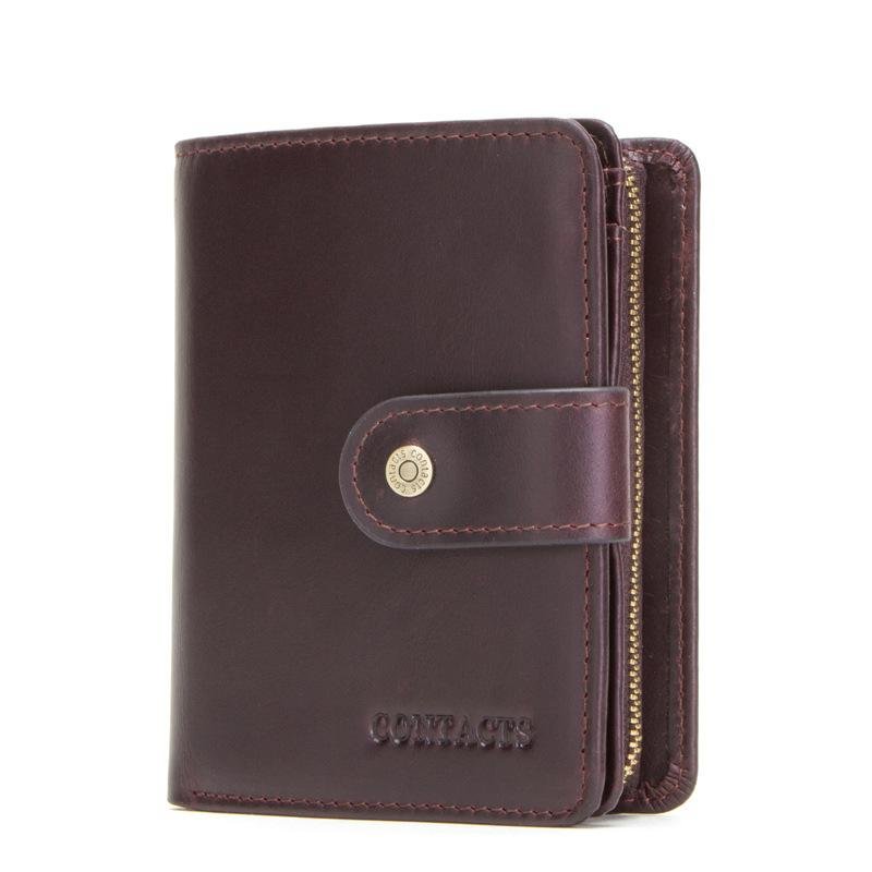 Anti-Theft RFID Protected Multi-Slot Classic Leather Wallet