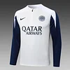2025/2026 Inter Milan Half-Pull Training Suit Off White Football Shirt 1:1 Thai Quality