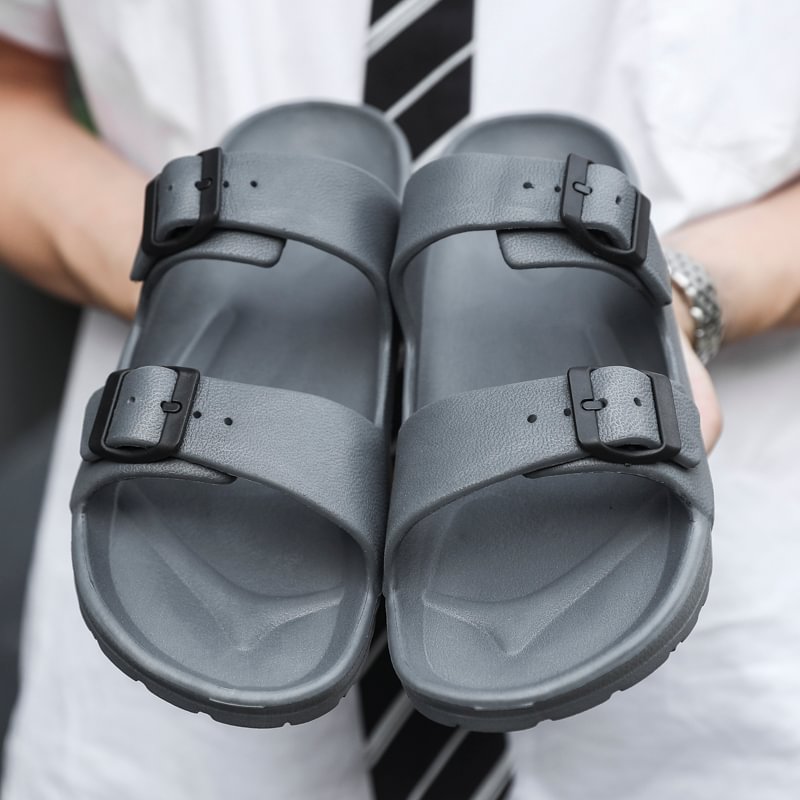 five below double buckle sandals