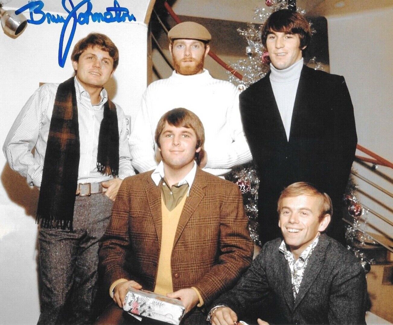 * BRUCE JOHNSTON * signed 8x10 Photo Poster painting * THE BEACH BOYS * COA * 10