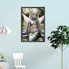(40*60cm)Elf Mermaid Girl - Round AB Drill Diamond Painting