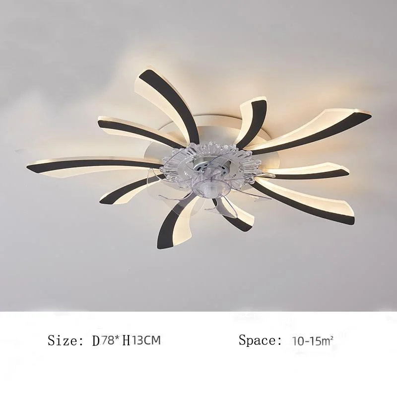 Modern minimalist dandelion fan ceiling lamp