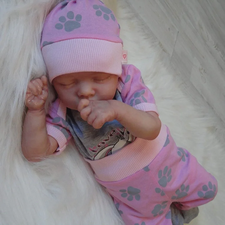  17"Knuddeliger Griff Lebensechte Kinley Reborn Babypuppe Mädchen - RSDP-Rebornbabypuppen-Rebornbabypuppen.de®