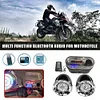 12V Motorbike Sound System Stereo Speakers Waterproof Remote Control for Outdoor